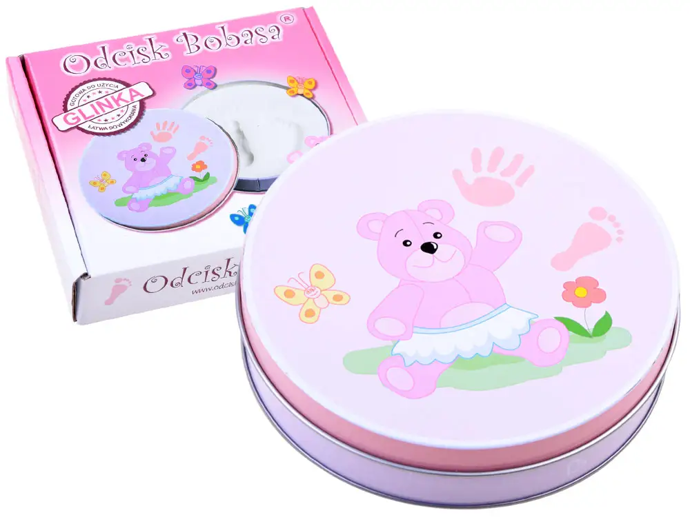 odcisk bobasa rączki pamiątka + glinka | ZA4025 RO