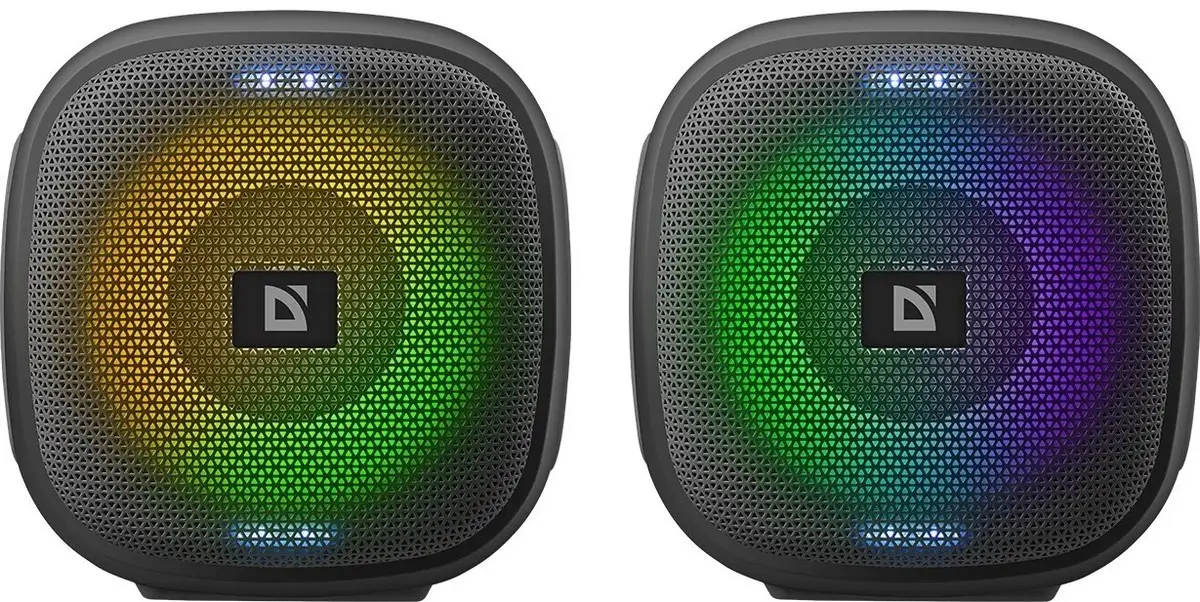 GŁOŚNIK DEFENDER Q4 BLUETOOTH 5.4 10W LED/BT/FM/USB/TWS — 4