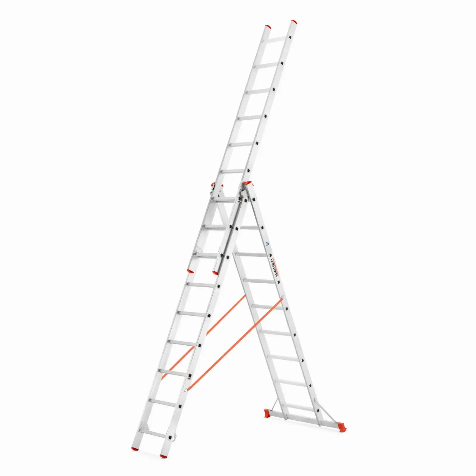 Drabina aluminiowa profesjonalna wielofunkcyjna HIGHER 3x8 seria 73PRO — 2