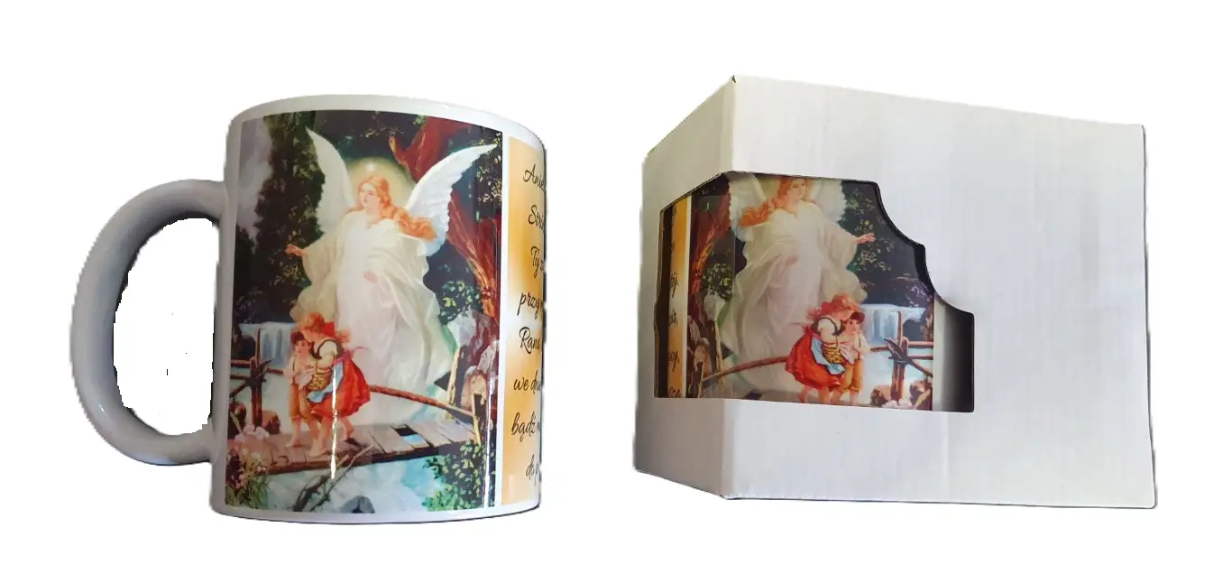 kubek ceramiczny Anioł Stróż