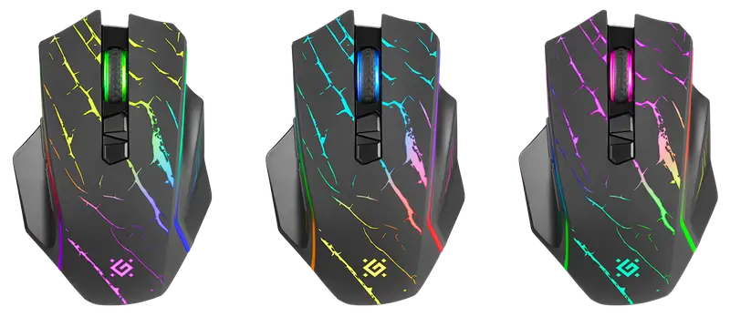 MYSZ DEFENDER GM-503 URAN OPTIC RF RGB 3200dpi 8P — 3