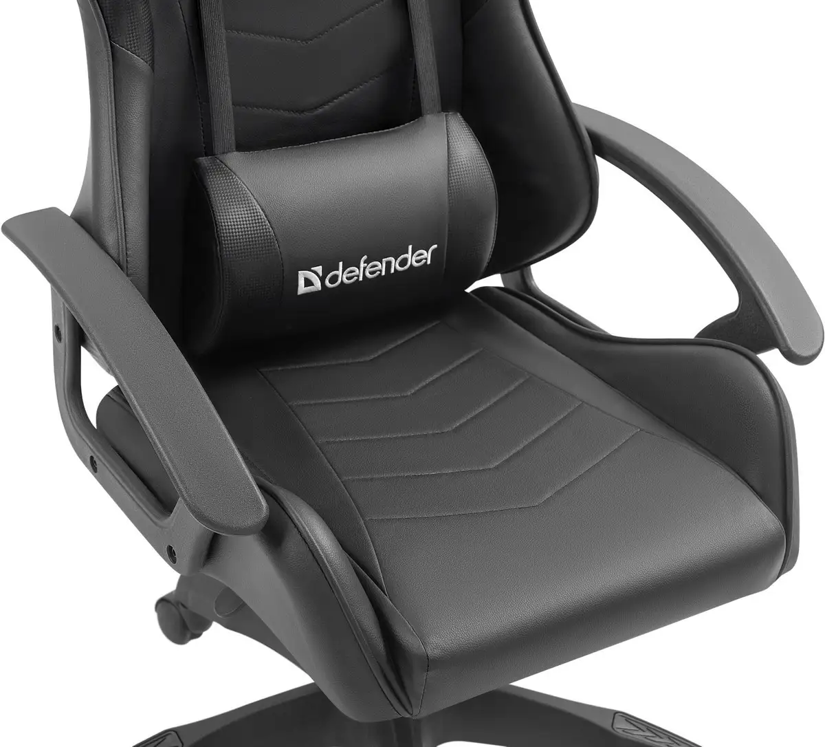 FOTEL DEFENDER ORACLE CZARNY GAMING — 17