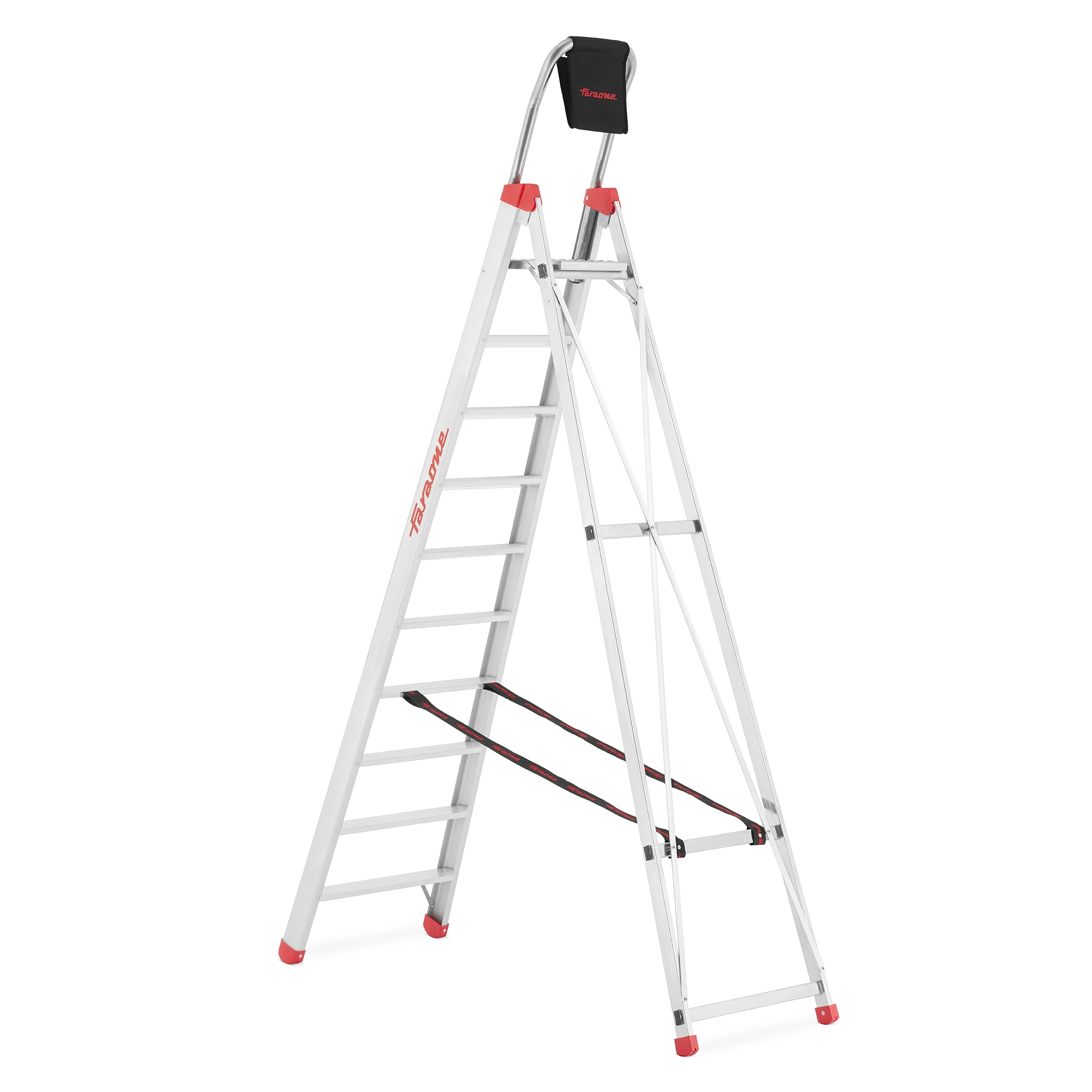 Drabina magazynowa wolnostojąca 10 stopniowa FARAONE LADY 10 - 4,19 m — 4