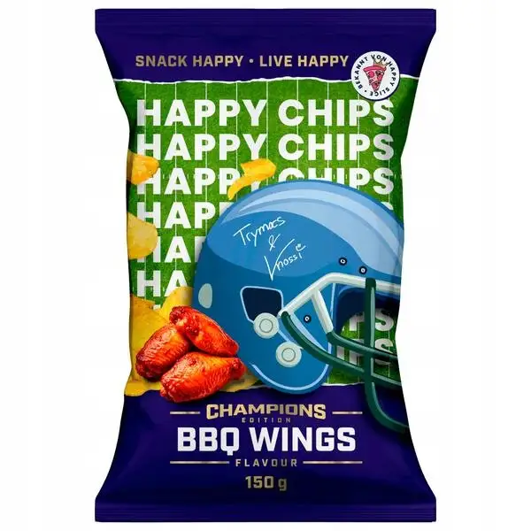 Happy Chips BBQ Wings 150g Kurczak Karton — 7