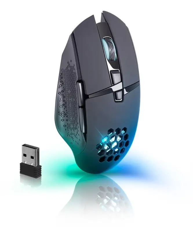 MYSZ DEFENDER GM-514 GLORY OPTIC RF RGB 3200dpi 7P CZARNA — 4