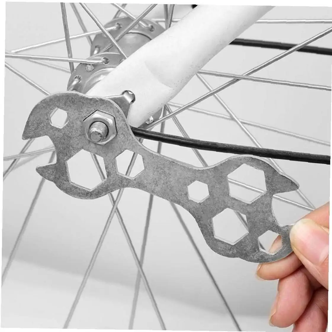 Klucz płaski wielofunkcyjny do roweru uniwersalny rowerowy 10w1 — 2