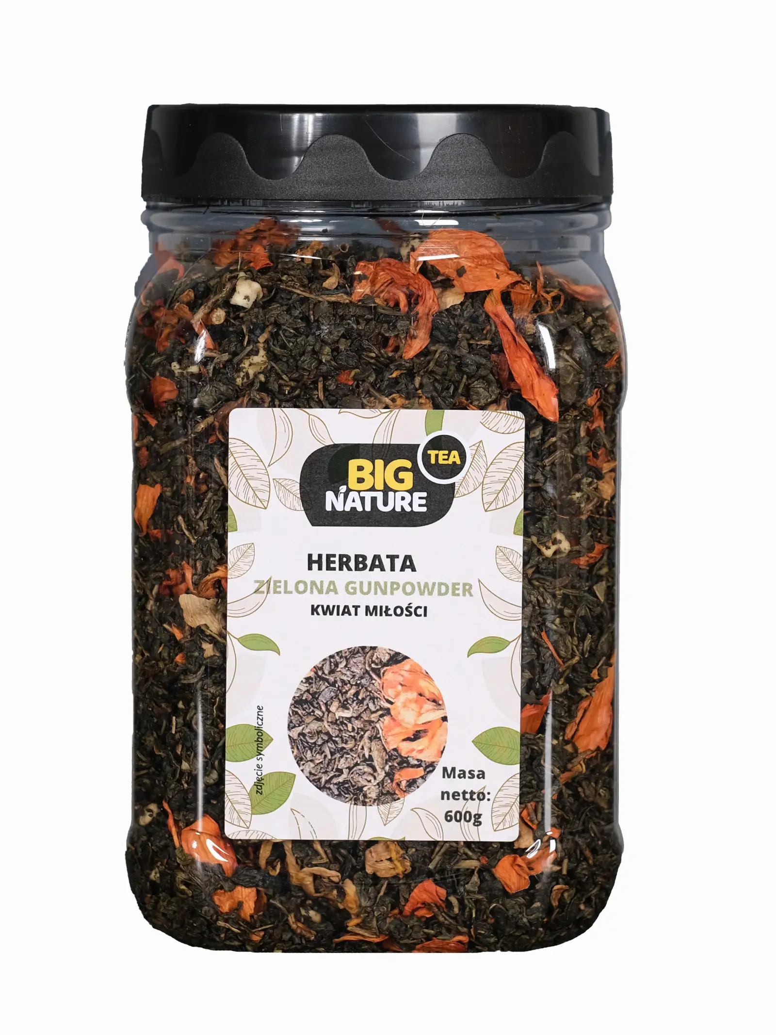 HERBATA ZIELONA GUNPOWDER KWIAT MIŁOŚCI 600G — 2
