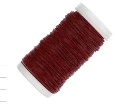 drut gładki na szpuli 70g CZERWONY — 2