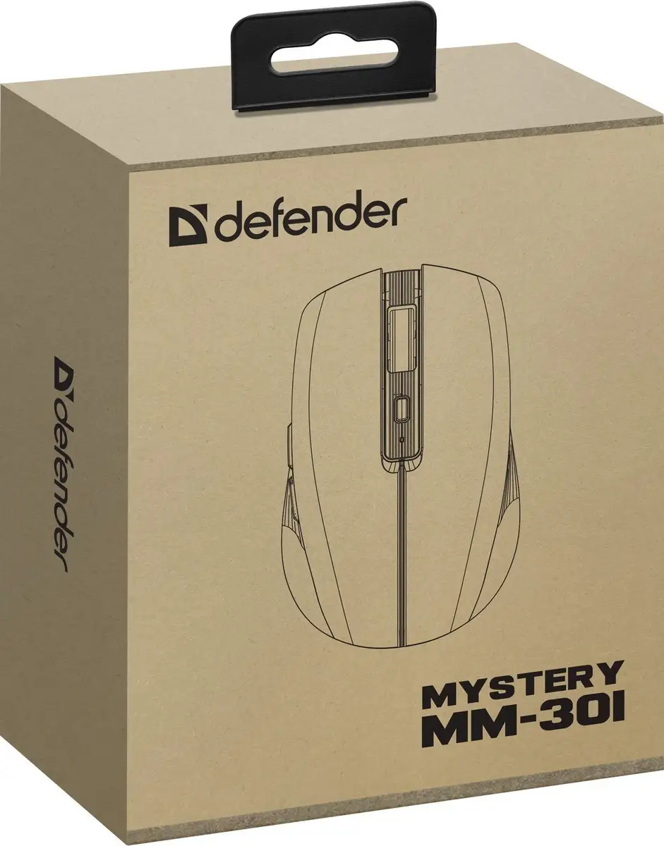 MYSZ DEFENDER MYSTERY MM-301 RF+BT FIOLETOWA 1600dpi 6P — 8