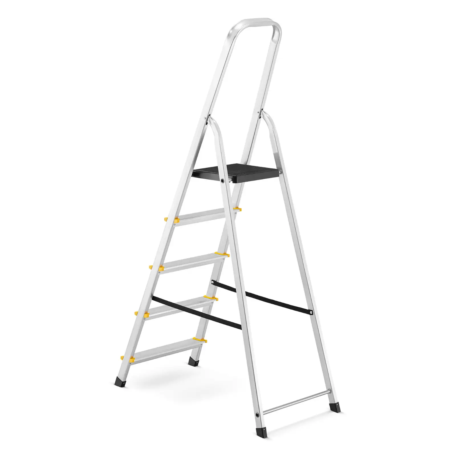Drabina aluminiowa domowa jednostronna schodki do domu HIGHER 5 stopni 125 kg — 9