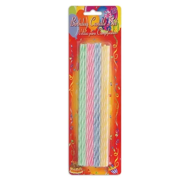 świeczki urodzinowe długie 17cm  24szt. | SW-247K