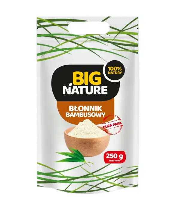 Błonnik bambusowy 250g Duża Paka - BIG NATURE — 2