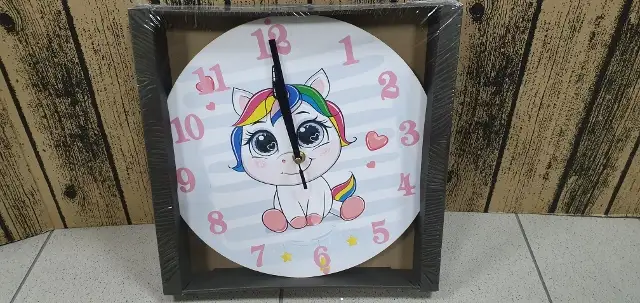zegar ścienny  30cm  JEDNOROŻEC