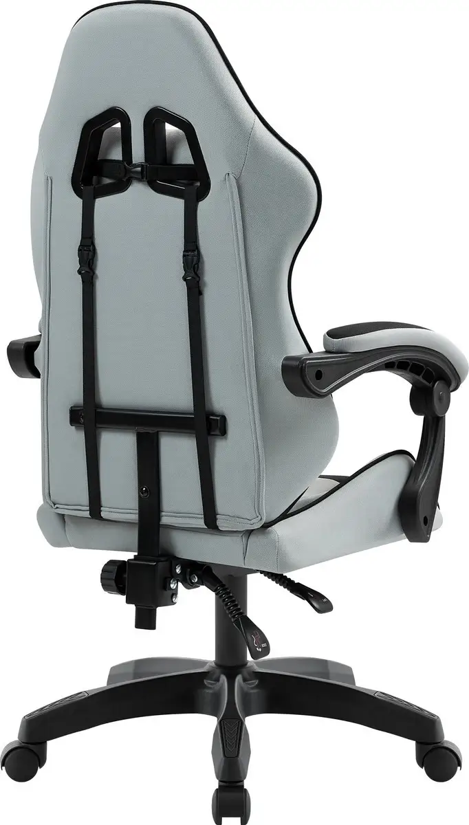 FOTEL DEFENDER SAVAGE SZARO-CZARNY GAMING — 11
