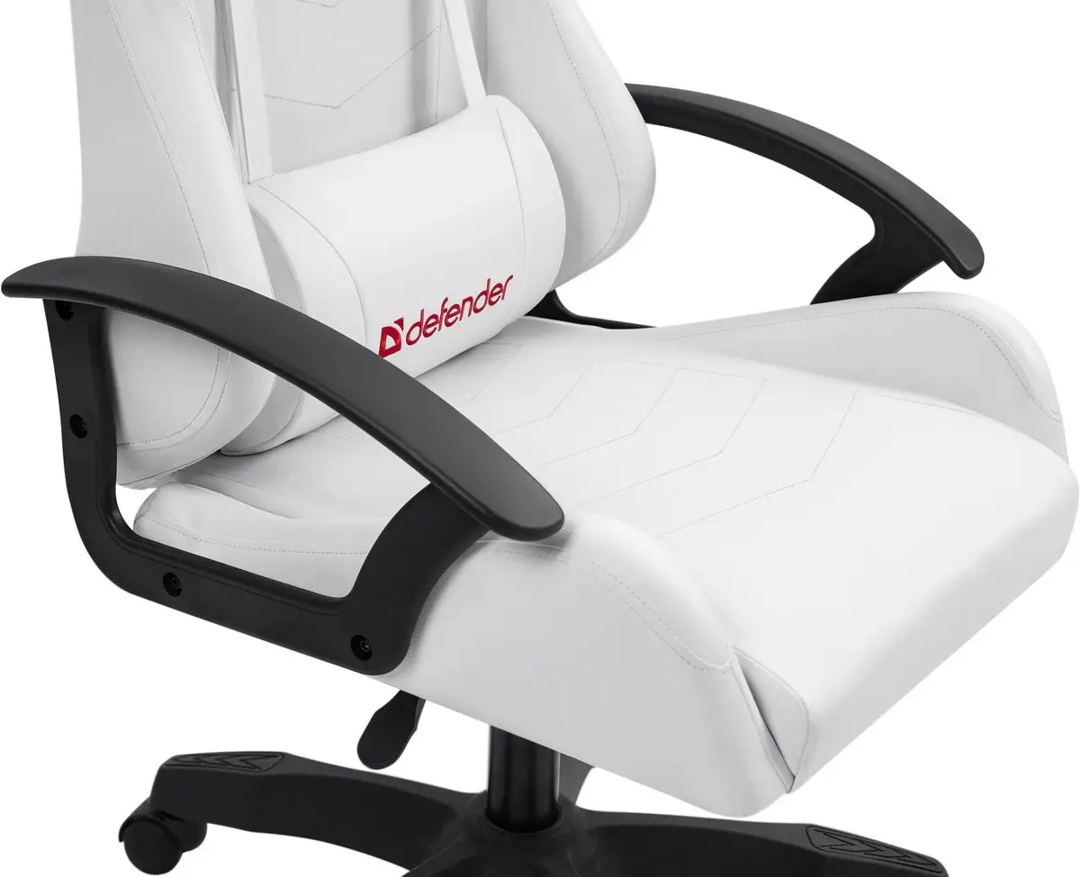 FOTEL DEFENDER LION BIAŁY GAMING — 21