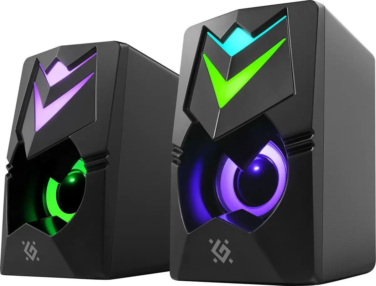 GŁOŚNIKI DEFENDER J4 2.0 6W LED USB CZARNE — 5