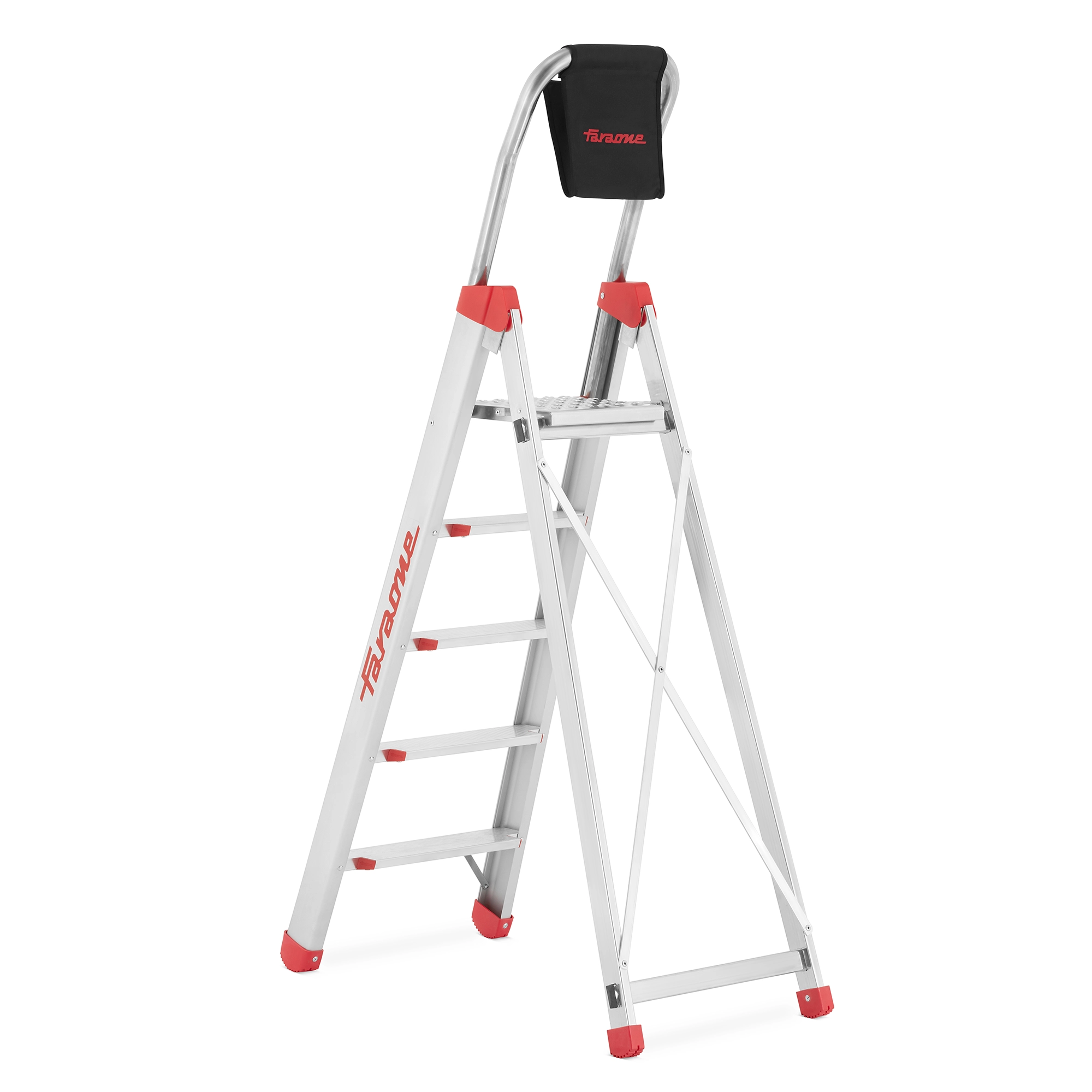 Drabina magazynowa wolnostojąca 5 stopniowa FARAONE DOMUS 5 - 3,10 m — 4