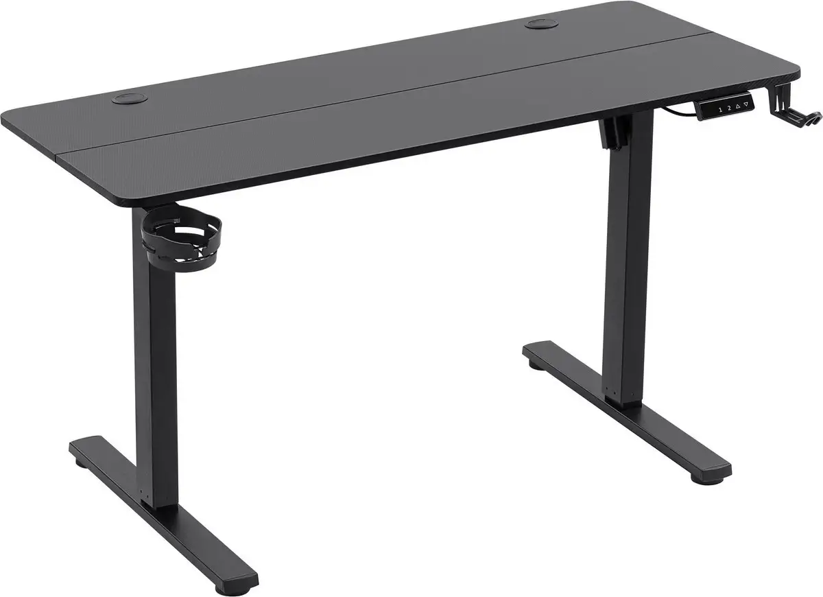 BIURKO DEFENDER SATURN CZARNE EL GAMING — 14