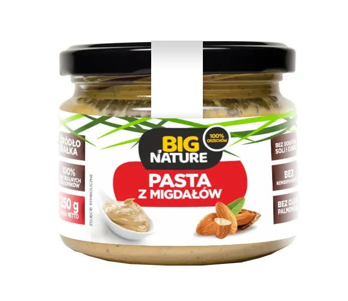 Pasta z migdałów 250g  - BIG NATURE — 2