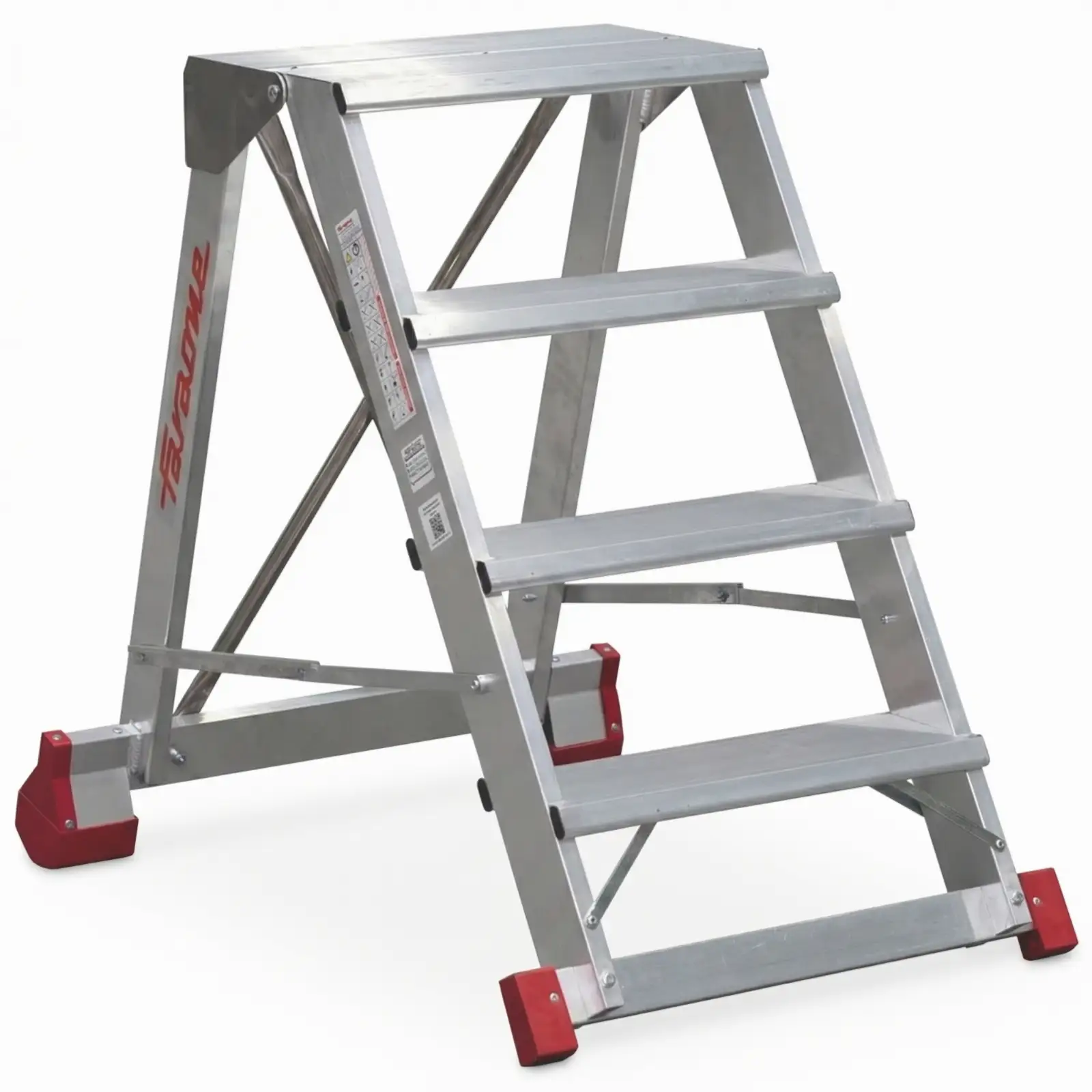 Drabina magazynowa FARAONE 4-stopniowa CM 4 - 2,98 m — 5