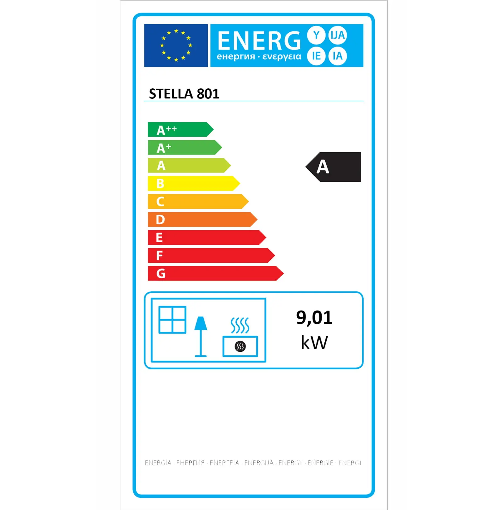 Kuchnia węglowa emaliowana westfalka piec kominek koza STELLA 801 czarna — 11
