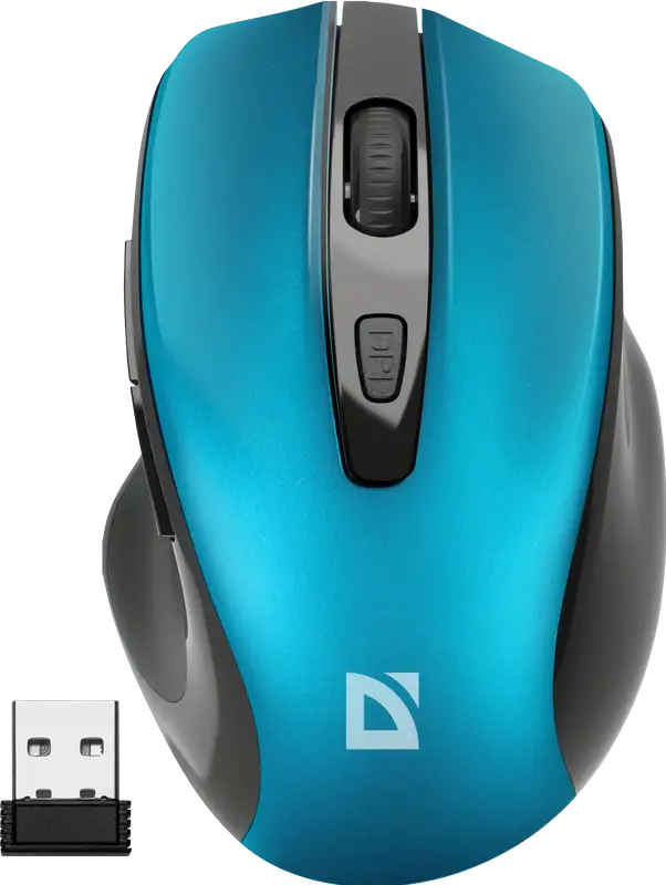 MYSZ DEFENDER PRIME MB-053 RF BEZPRZEWODOWA SILENT TURKUSOWA OPTICAL