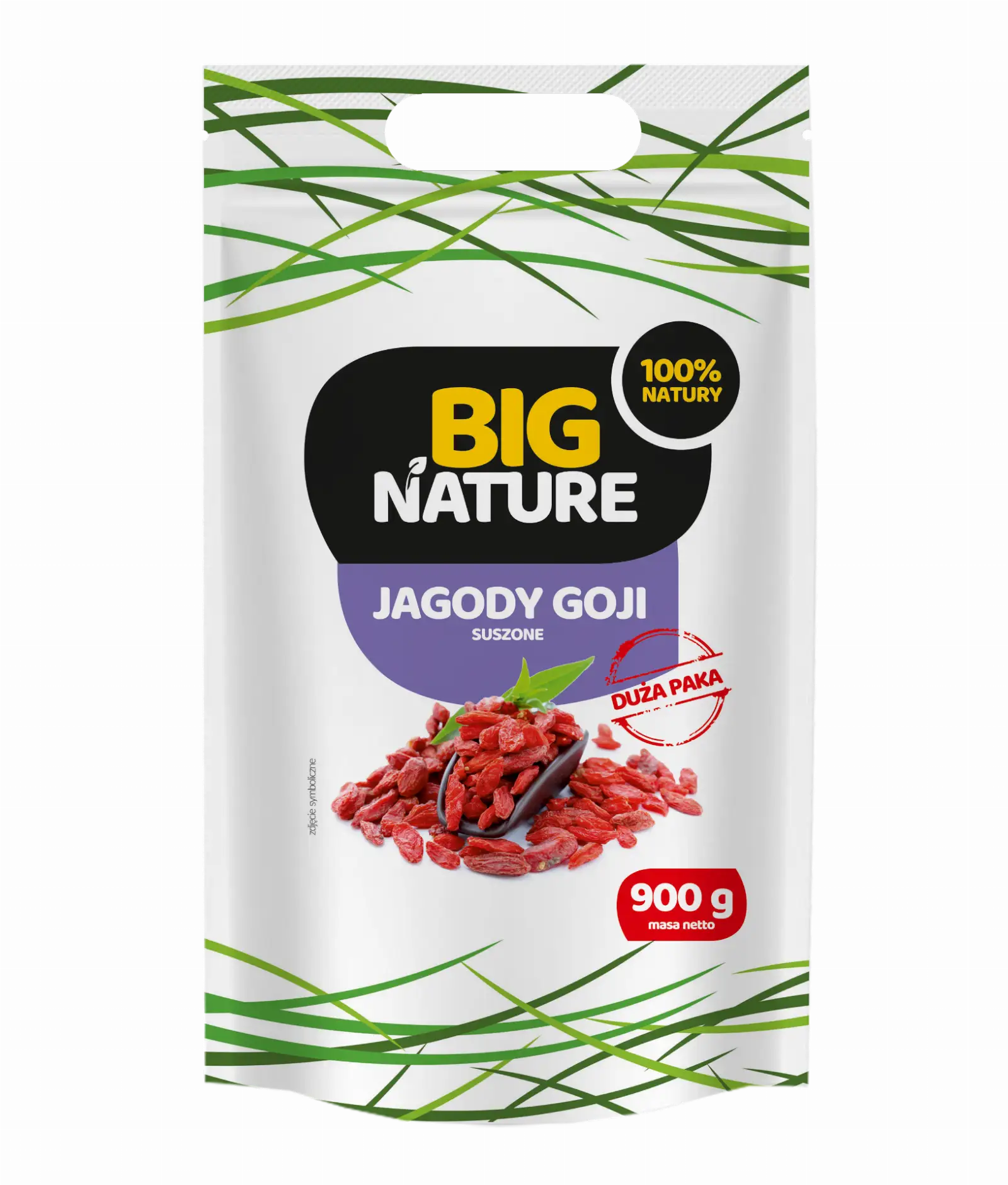 Jagody Goji 900g Duża Paka - BIG NATURE — 2
