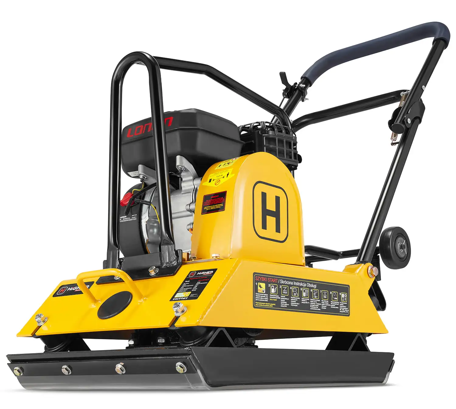 Zagęszczarka spalinowa ubijak gruntu HIGHER 100kg LONCIN 6,5KM — 7