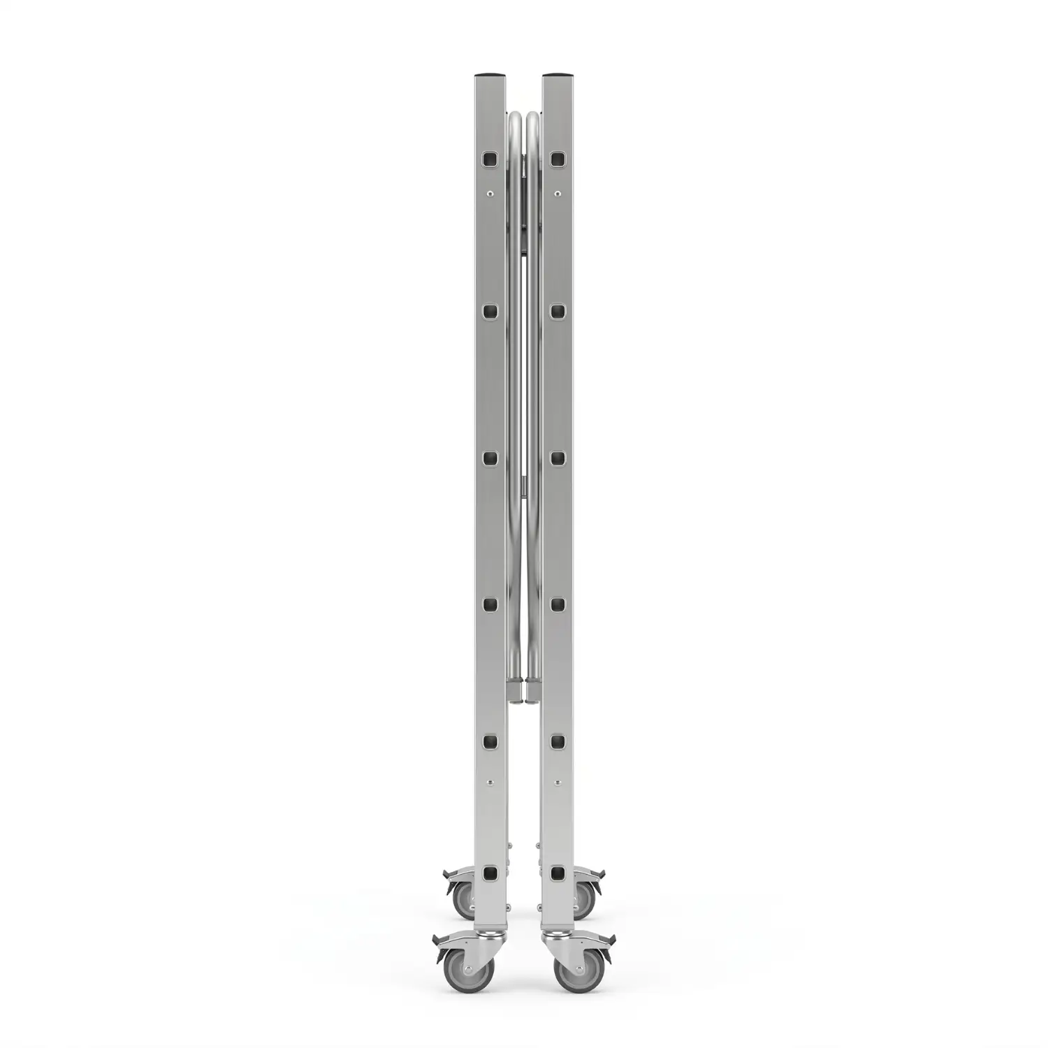 Rusztowanie aluminiowe jezdne GIERRE G-FX001FL 2,91 m składane hamulec 150 kg — 4