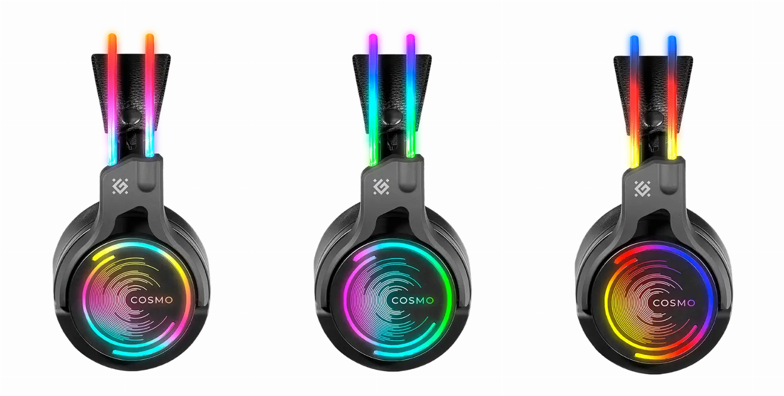 SŁUCHAWKI DEFENDER Z MIKROFONEM COSMO PRO 7.1 RGB — 7