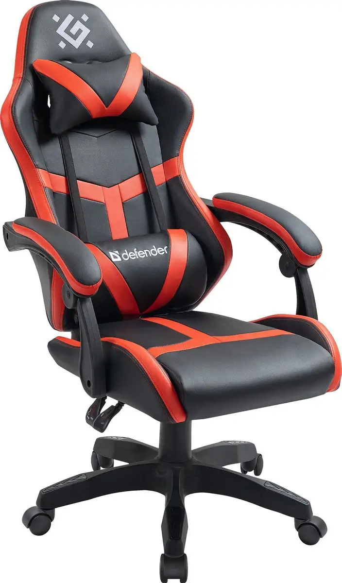 FOTEL DEFENDER SYNERGY CZERWONO-CZARNY GAMING — 11