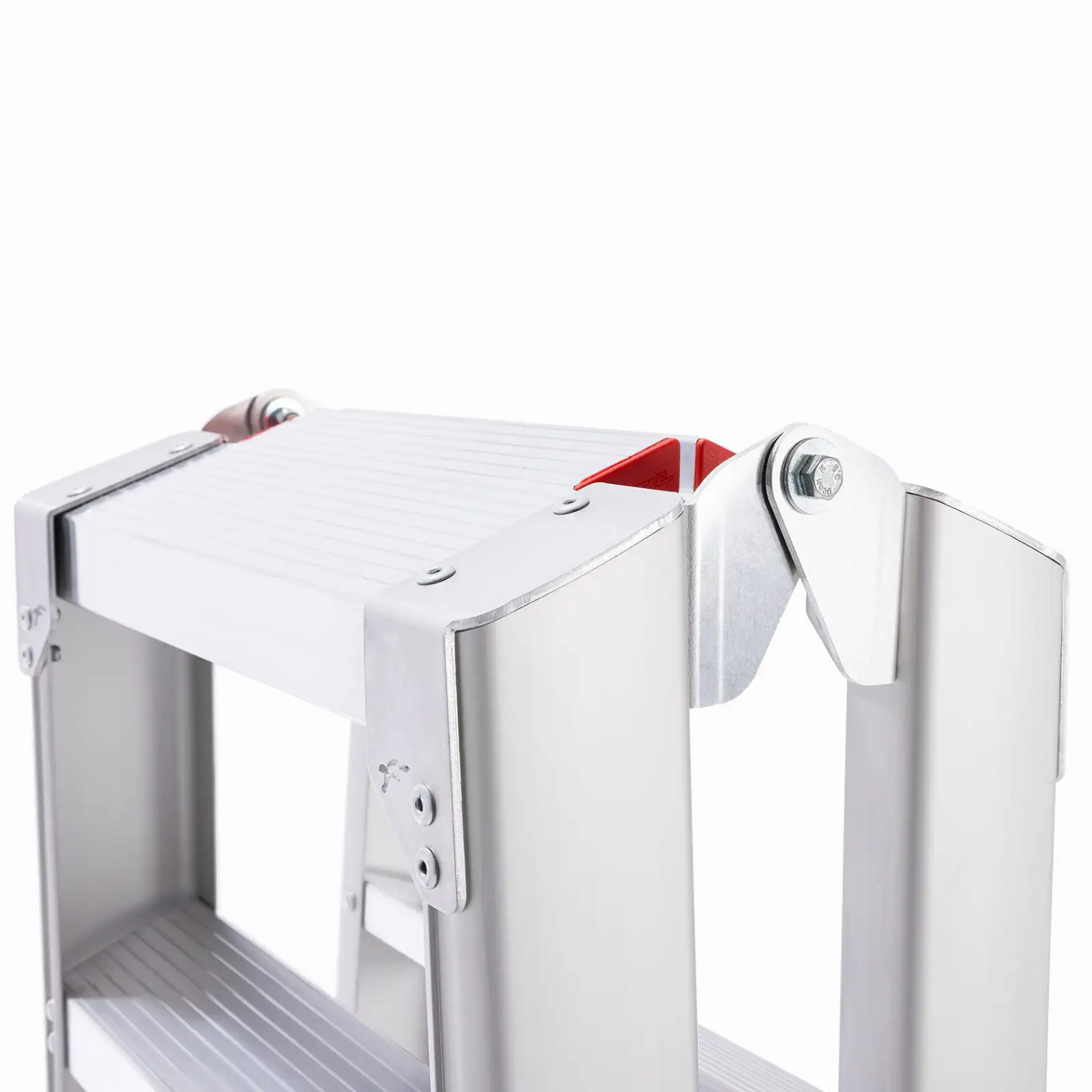 Drabina aluminiowa dwustronna składana profesjonalna 8 stopniowa FARAONE S2185ND - 3,20 m — 5