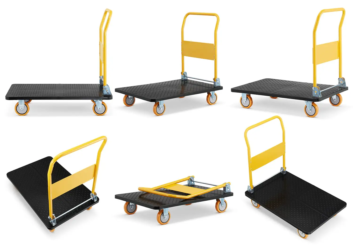 Wózek magazynowy transportowy składany HIGHER PRO 300kg LH10-300 — 2