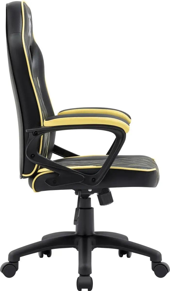 FOTEL DEFENDER HELIOS ŻÓŁTO-CZARNY GAMING — 3