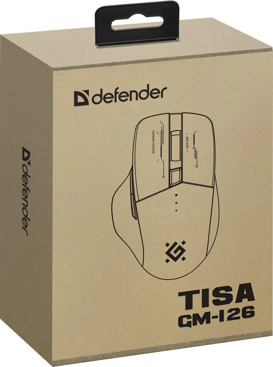 MYSZ DEFENDER GM-126 TISA RF+BT OPTIC 1600dpi 6P BIAŁA — 6