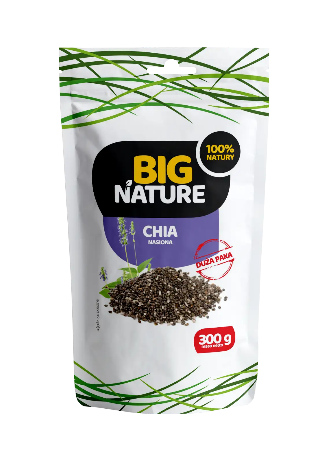 Chia Szałwia Hiszpańska 300g  Duża Paka - BIG NATURE — 2