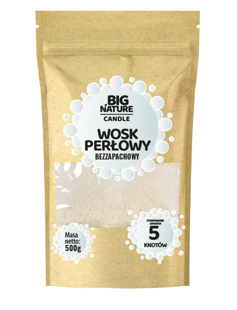 Wosk Perłowy Biały 500g