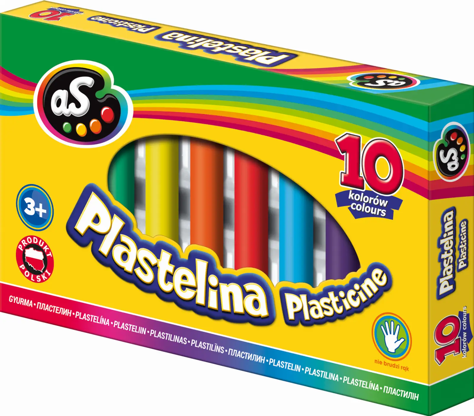 plastelina 10szt ''AS''
