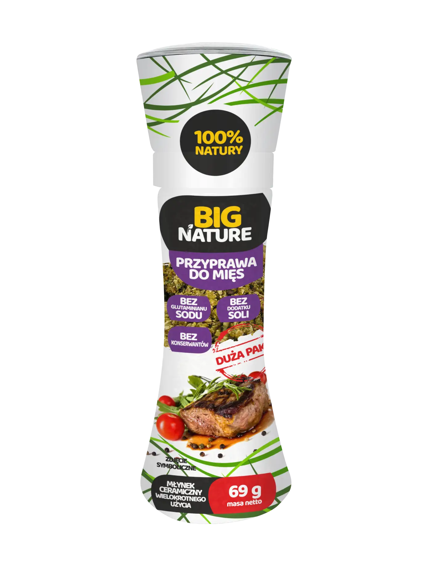 Przyprawa Do mięs Młynek 69g Duża Paka - BIG NATURE — 2