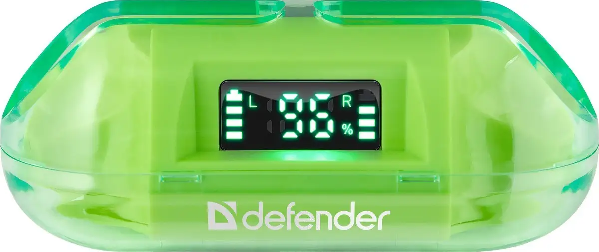 SŁUCHAWKI DEFENDER BLUETOOTH TWINS 916 ZIELONE — 3