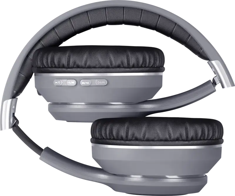 SŁUCHAWKI DEFENDER BLUETOOTH FREEMOTION B571 SZARE LED — 7