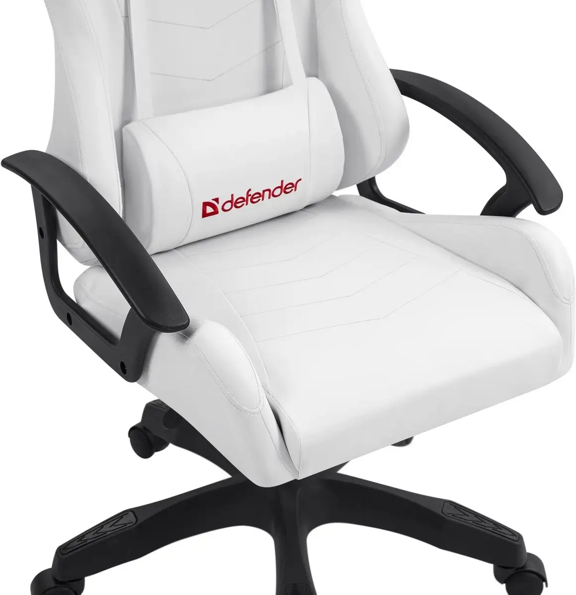 FOTEL DEFENDER LION BIAŁY GAMING — 20