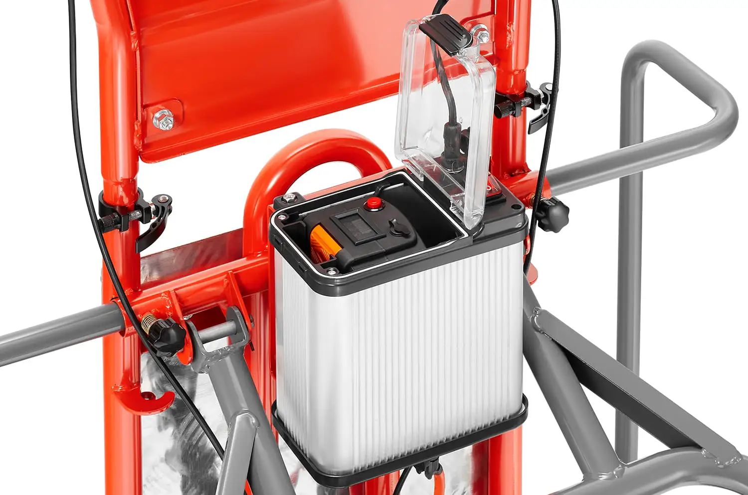 Wózek transportowy elektryczny akumulatorowy 2w1 magazynowy młynarka Bäumr-AG BMR-ET260 — 12