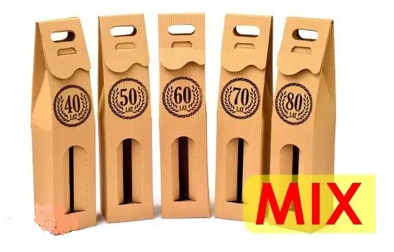 pudełko kartonowe  na alkohol 39x9x9cm 5szt.  | R0Smix2szare
