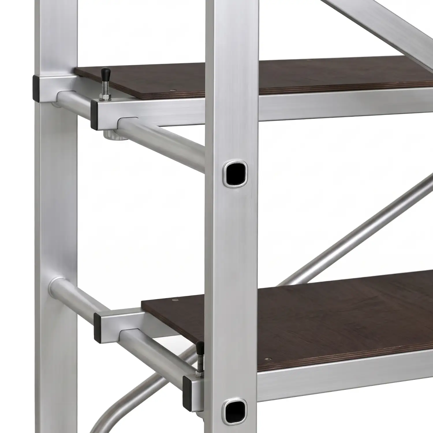 Rusztowanie jezdne GIERRE G-FX002FL 2,93 m składane hamulec dwa podesty 150 kg — 5