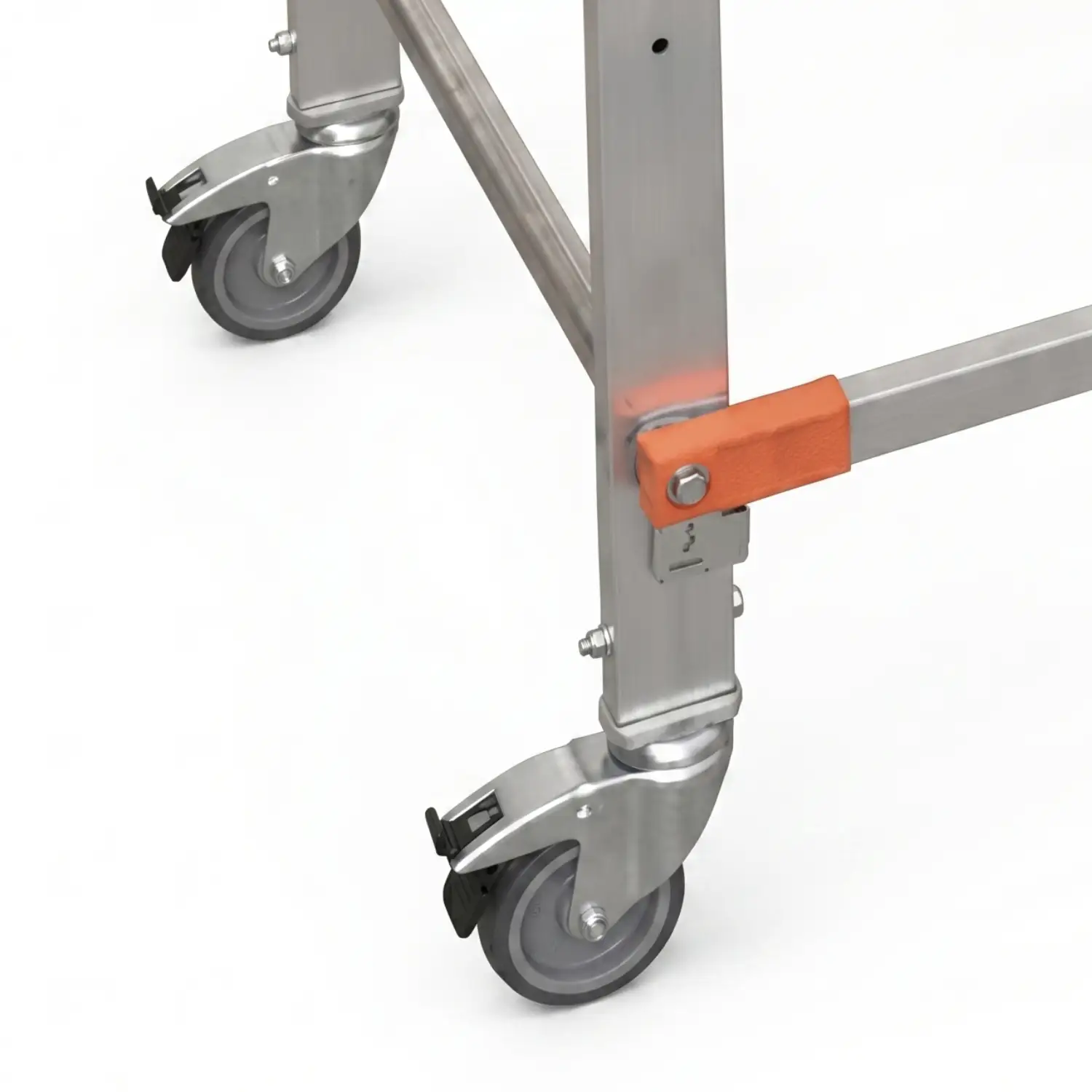 Rusztowanie aluminiowe jezdne GIERRE G-FX001FL 2,91 m składane hamulec 150 kg — 7