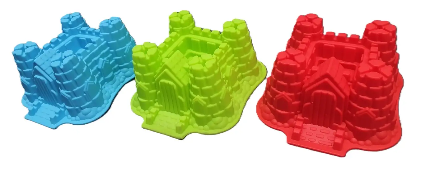 forma silikonowa do ciasta ZAMEK   22,5 x 19,5 x 11cm      SM004