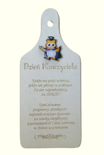 deska  Dzień Nauczyciela  23 x 10 cm  | P750-D10