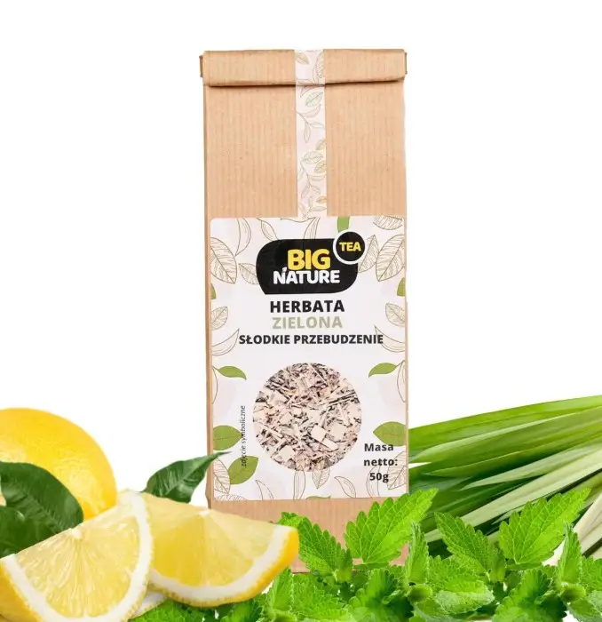 Herbata zielona SŁODKIE PRZEBUDZENIE 50g - BIG NATURE