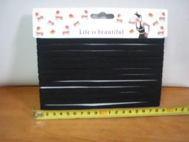 opaska fitnes 12szt czarna 1535 — 2